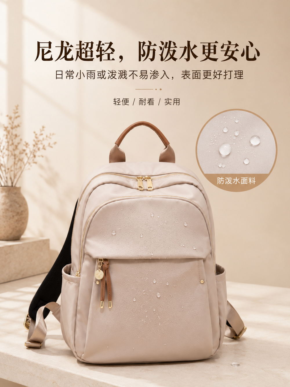 尼龙超轻 防泼水更安心